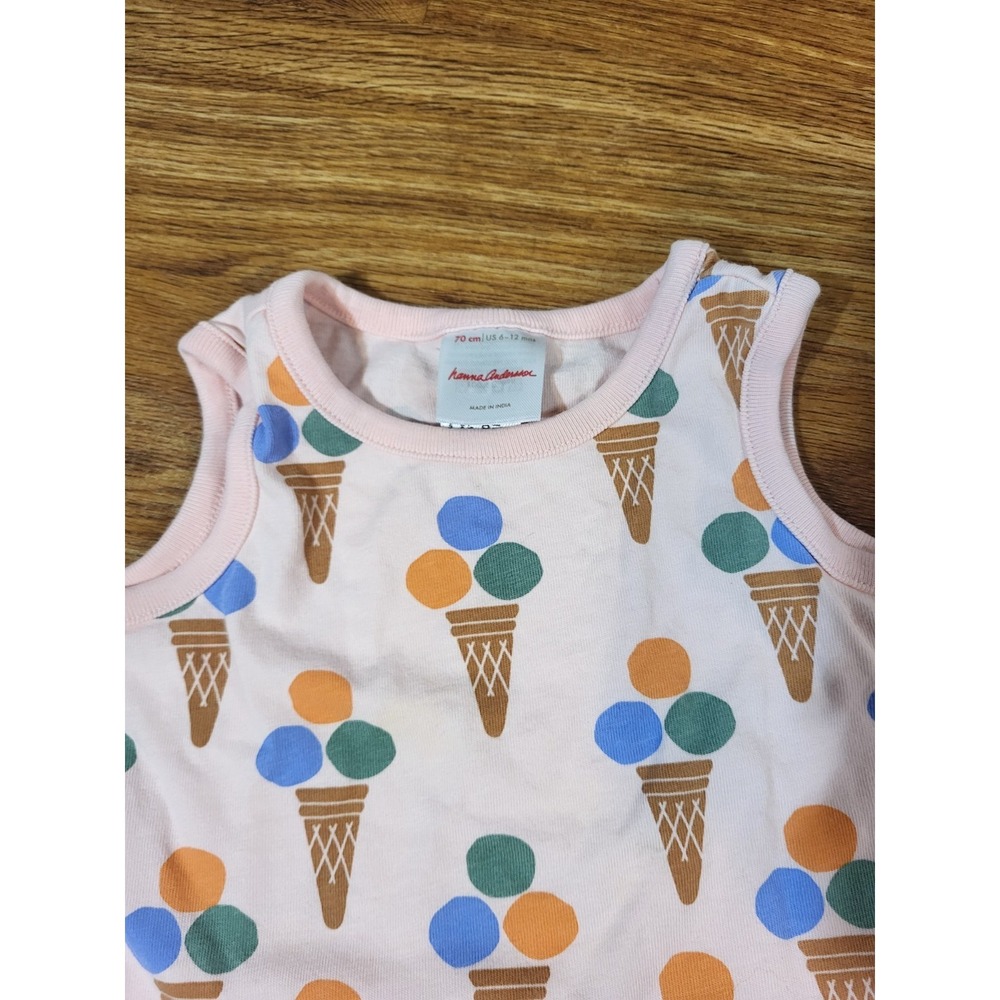 Hanna Andersson Polka Dot Ice Cream dress ‎ 6-12 Months 70 cm - Picture 2 of 3